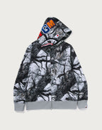 TREE EDGE CAMO SHARK FULL ZIP HOODIE MENS
