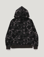 ONE POINT COLOR CAMO CROPPED FULL ZIP HOODIE MENS