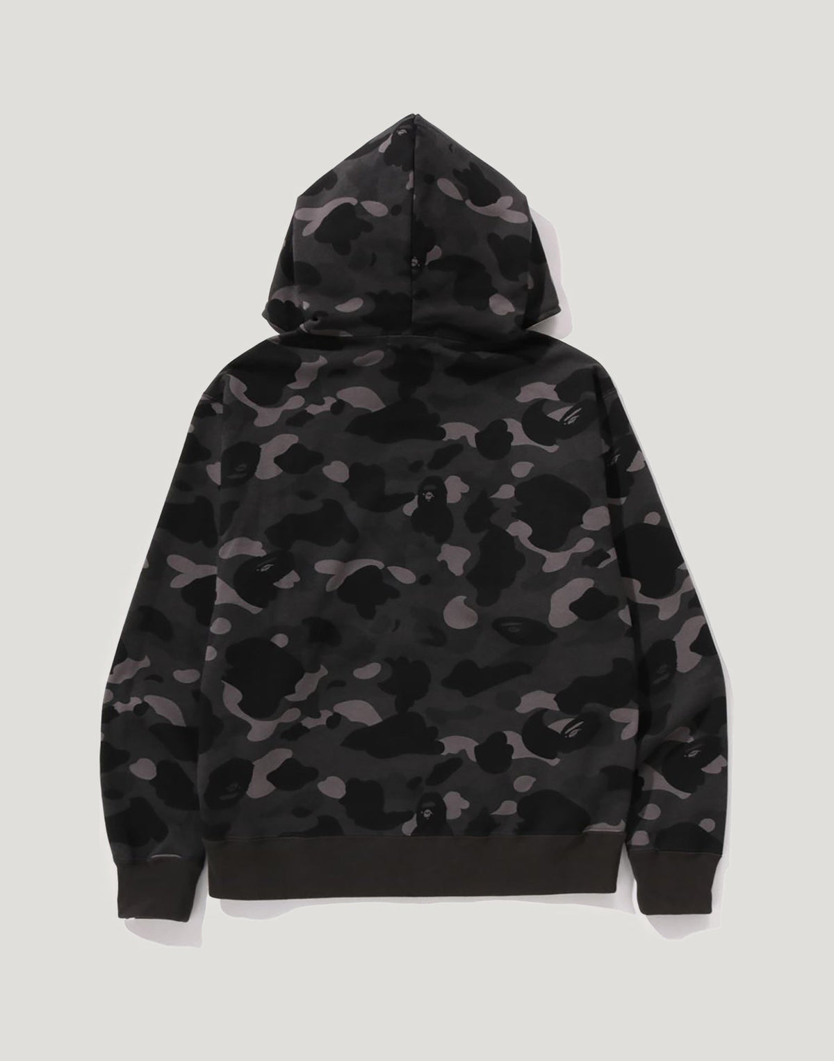 ONE POINT COLOR CAMO CROPPED FULL ZIP HOODIE MENS