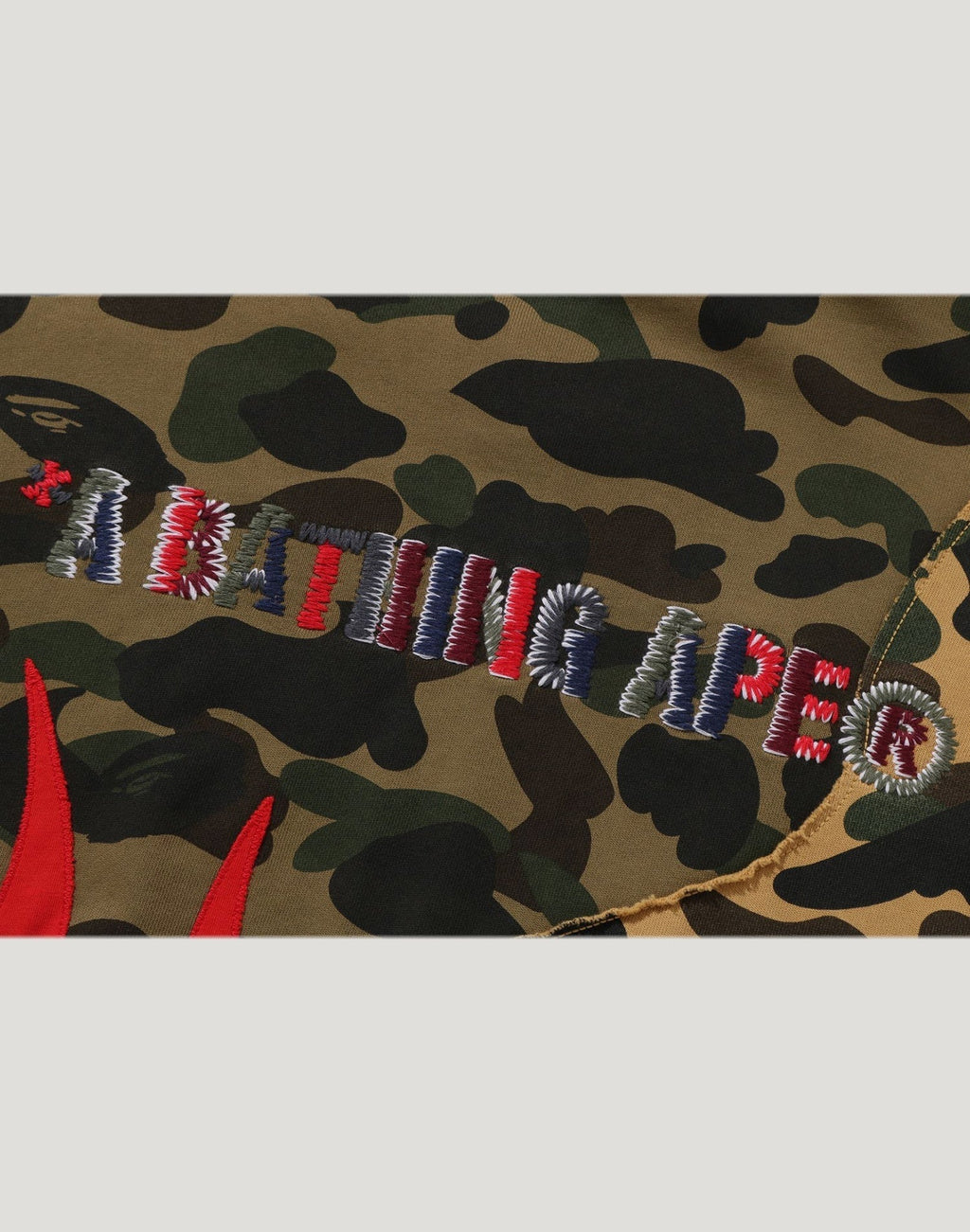 1ST CAMO UPCYCLED RELAXED FIT FULL ZIP HOODIE MENS