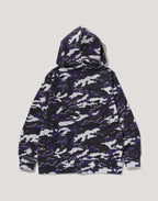 GLITCH WOODLAND CAMO FULL ZIP HOODIE MENS