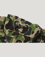 ABC CAMO HEAVY WASH CROPPED FIT ZIP HOODIE MENS