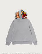 MEDICOM TOY 30TH ANNIV. BE@R SHARK FULL ZIP REVERSIBLE HOODIE MENS
