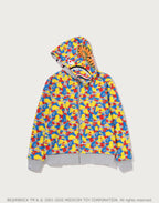 MEDICOM TOY 30TH ANNIV. BE@R SHARK FULL ZIP REVERSIBLE HOODIE MENS