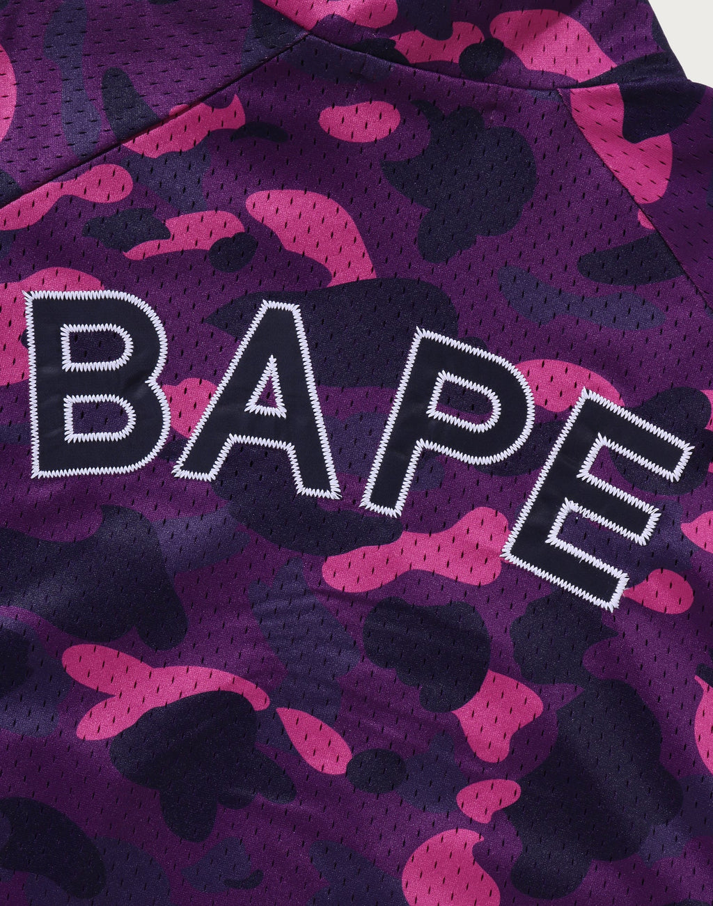 COLOR CAMO MESH RELAXED FIT TRACK JACKET MENS