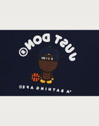 BAPE X JUST DON MILO RELAXED FIT PULLOVER HOODIE MENS
