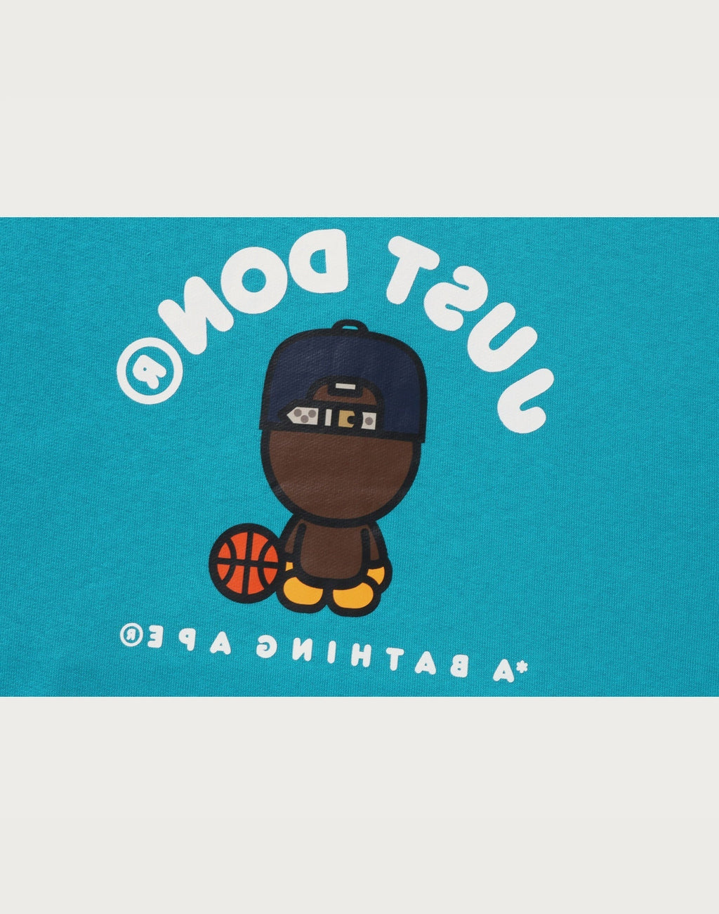 BAPE X JUST DON MILO RELAXED FIT PULLOVER HOODIE MENS