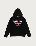 BAPE X AESPA BABY MILO PULLOVER HOODIE MENS