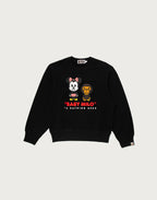 BAPE X DISNEY MINNIE MOUSE BABY MILO CREWNECK SWEATSHIRT LADIES