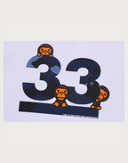 A BATHING APE 33RD ANNIV. BABY MILO TEE MENS