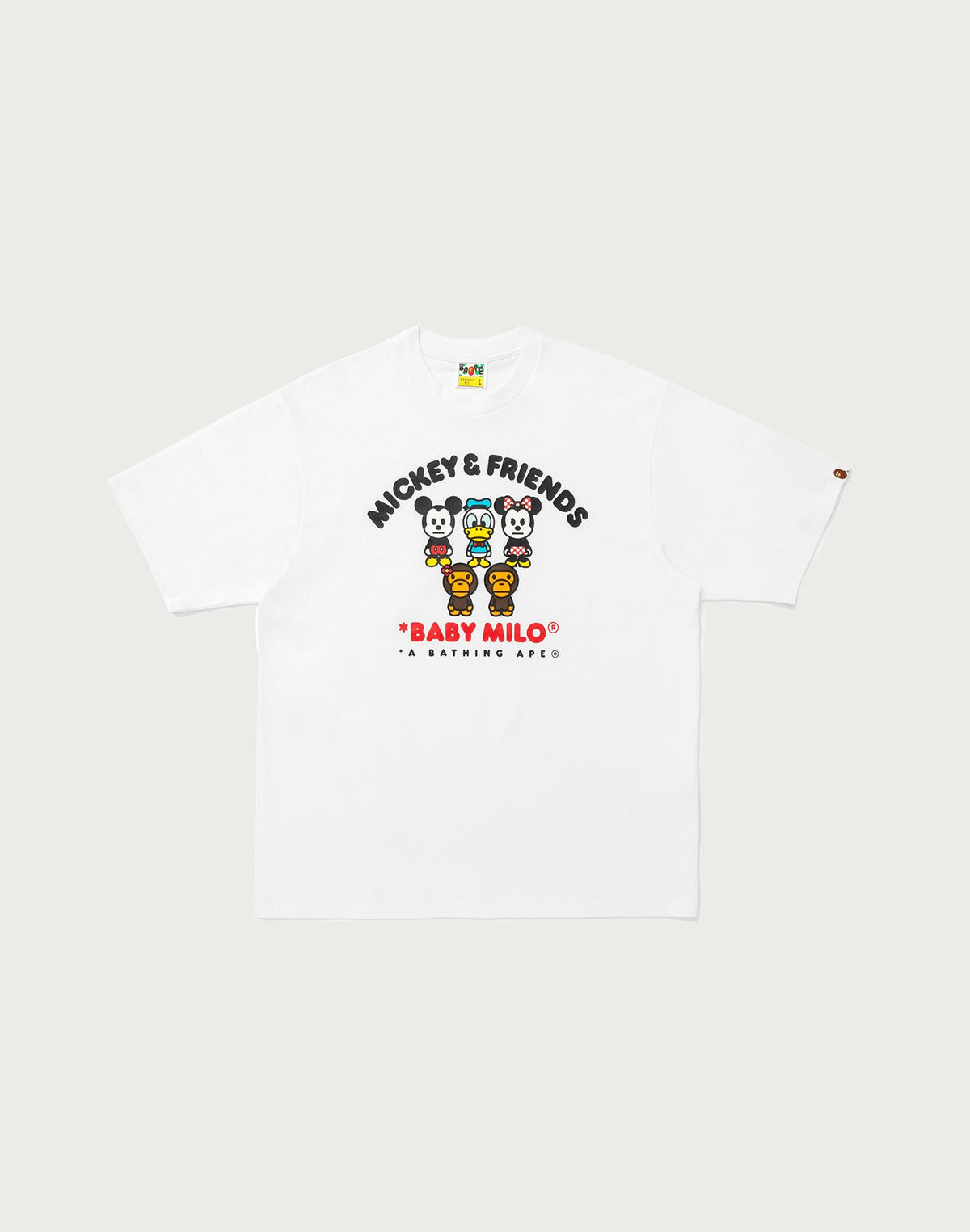 BAPE X DISNEY MICKEY & FRIENDS BABY MILO RELAXED FIT TEE MENS