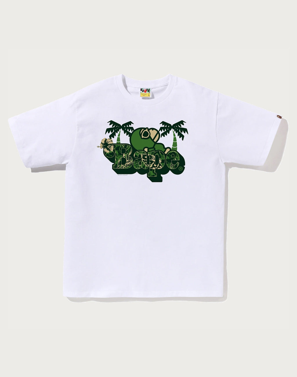 PALM RESORT CAMO MILO ON BAPE TEE MENS