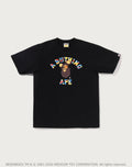 BAPE X MEDICOM TOY 30TH ANNIV. COLLEGE MILO TEE MENS