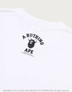 BAPE X MEDICOM TOY 30TH ANNIV. COLLEGE MILO TEE MENS