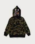 1ST CAMO MILO SHARK ZIP HOODIE KIDS