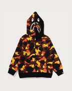 1ST CAMO MILO SHARK ZIP HOODIE KIDS